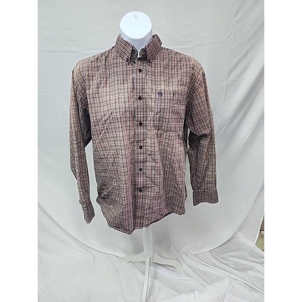 Wrangler George Strait Collection Western Plaid Shirt Size XXL